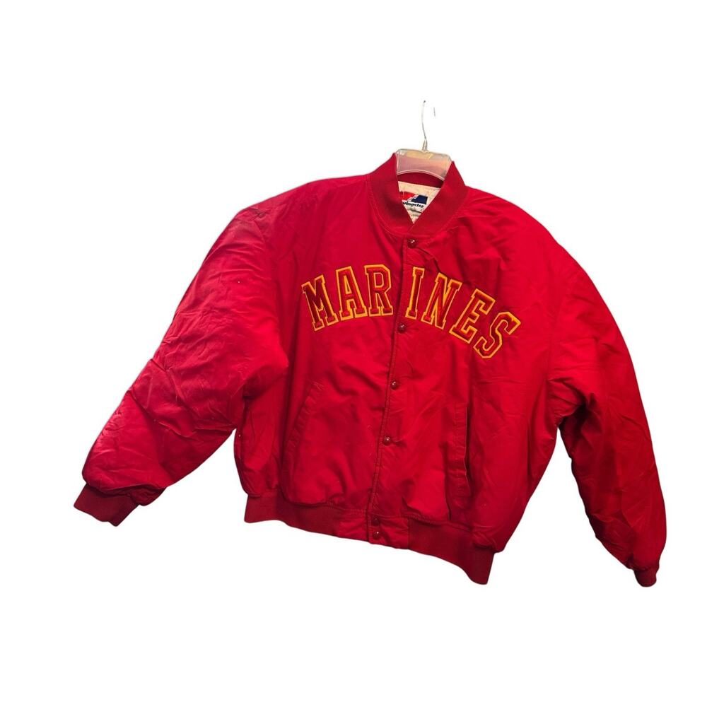 Rare Vintage Swingster Marines USMC Puffer Bomber Jacket XL 90’s